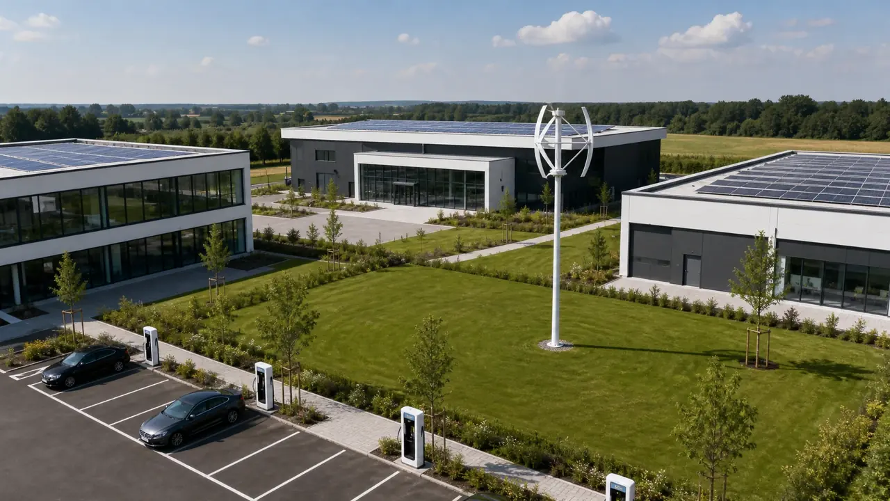Solar und Wind Büropark