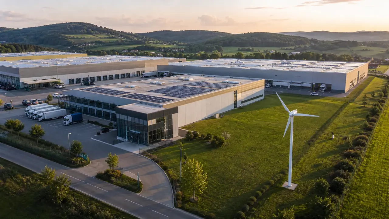 Wind und Solar Kombination Gewerbe